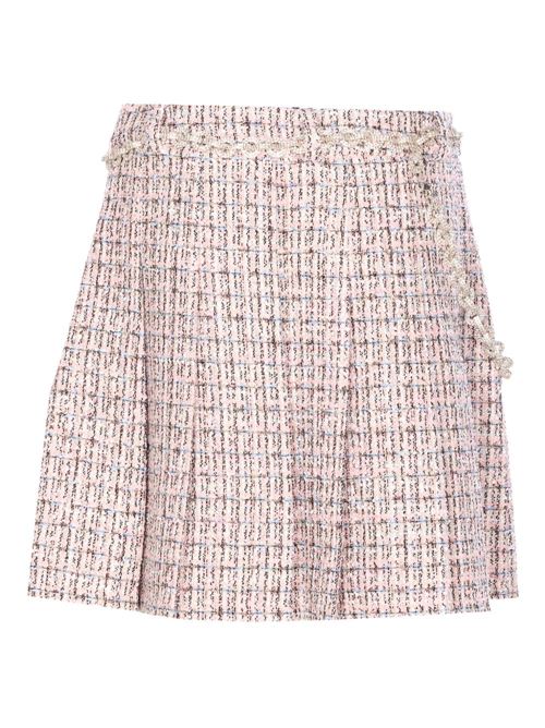 Mini Skirt with Embellishment SELF PORTRAIT | AW25048SKAPINK